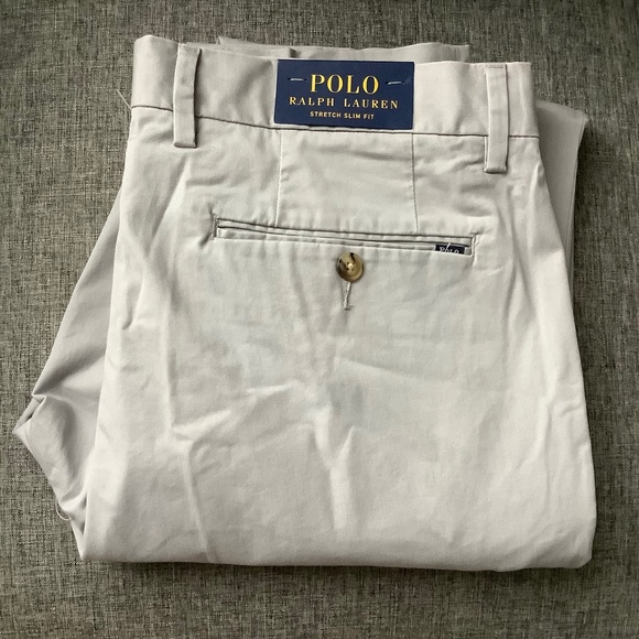 Polo Ralph Lauren Other - New Polo Ralph Lauren Stretch Slim Fit Gray Pants Size 36x34
